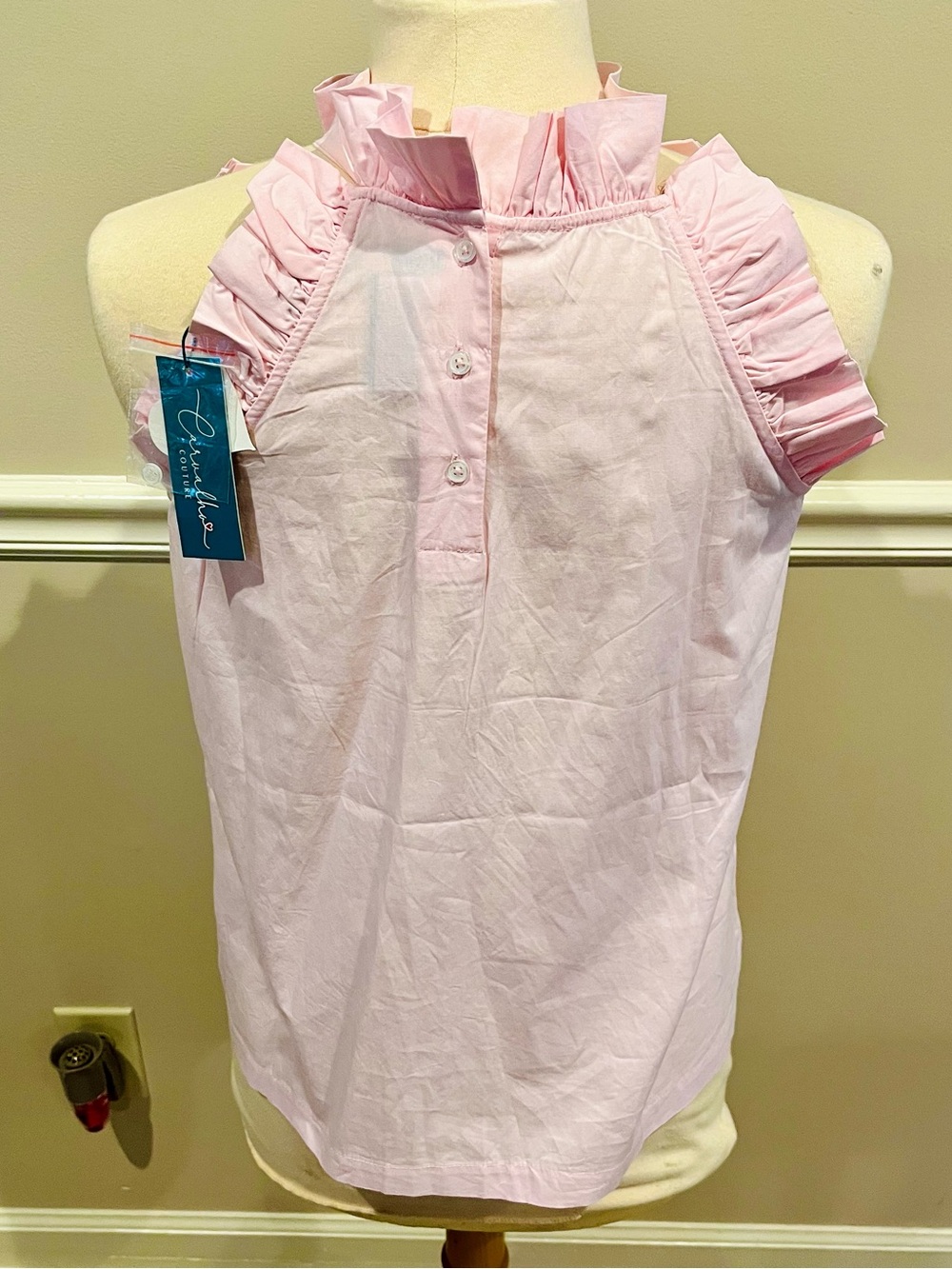Pink-A-Boo Chaney Sleeveless Ruffle Top - Picture 8 of 12